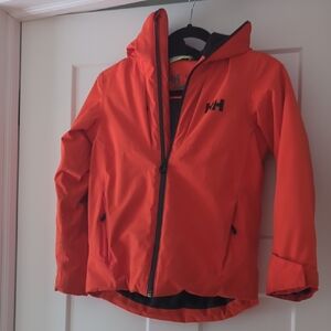 Helly Hansen Vibrant Orange Junior Alpha Ski Jacket
